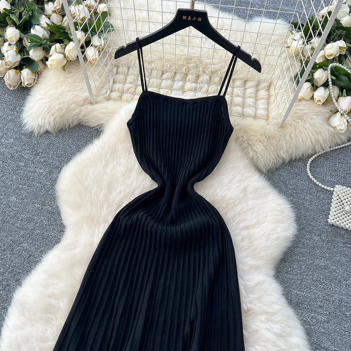Sunlit Grace Knit Dress