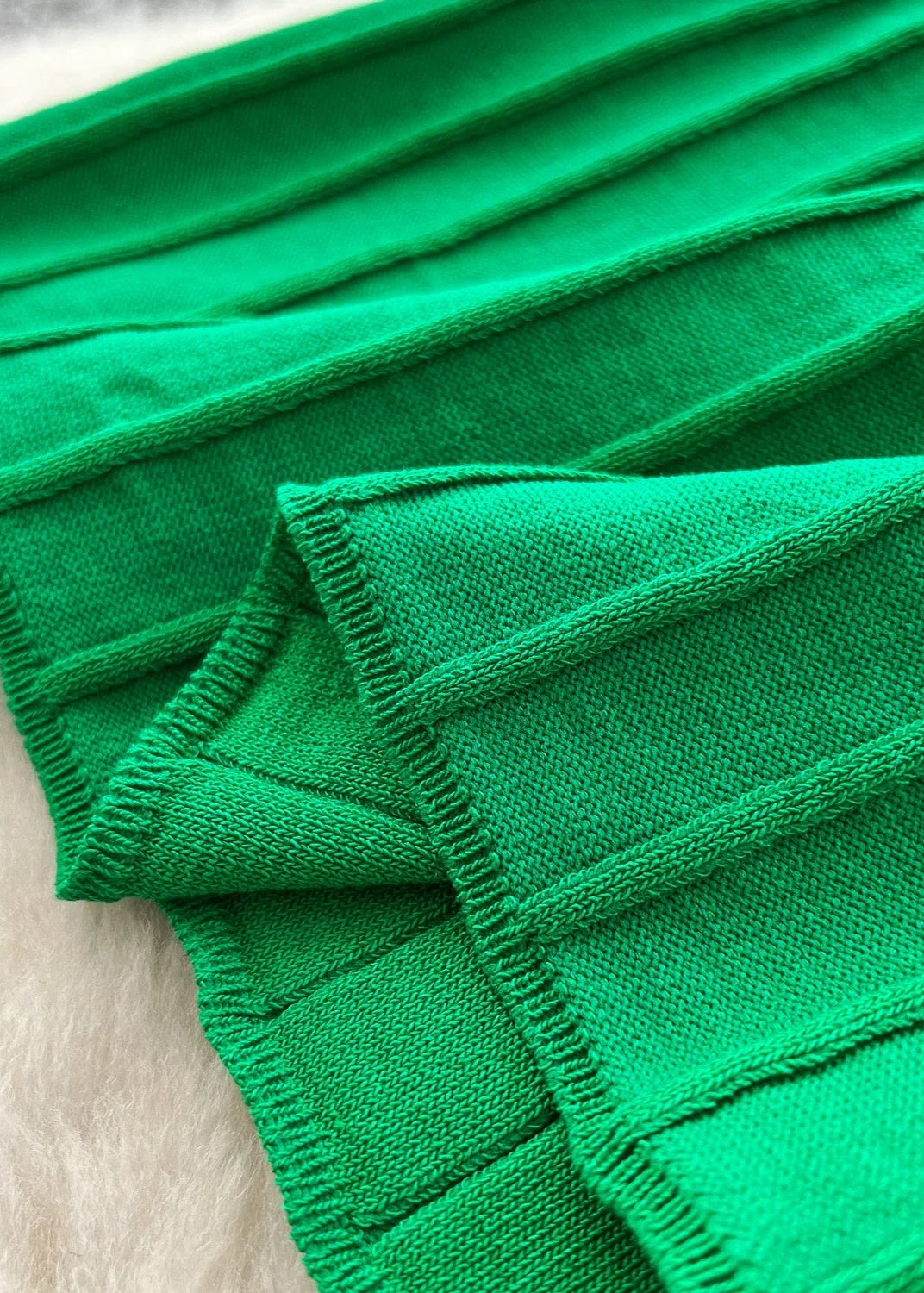 Sunlit Grace Knit Dress