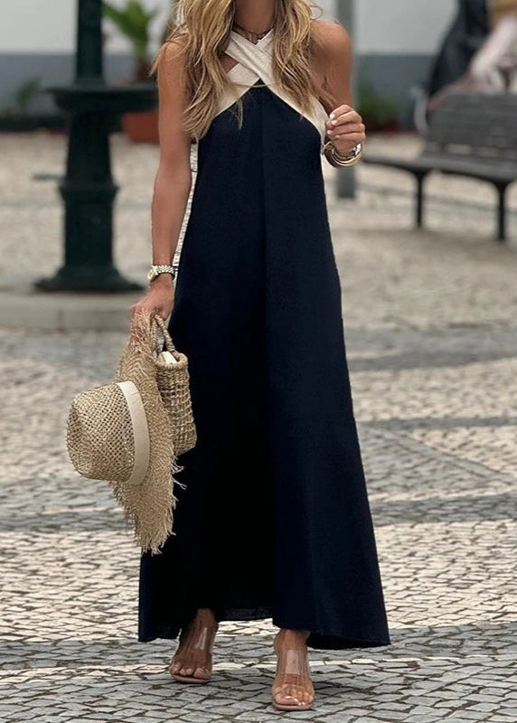 SunVibe Halter Beach Dress