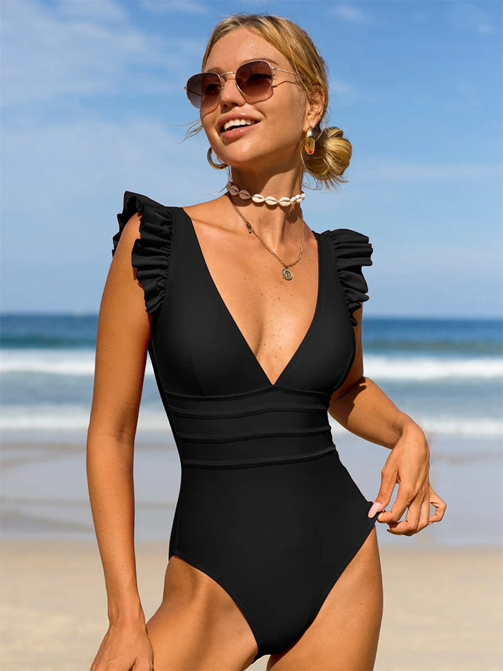 Scarlet Allure One-Piece - for elegant looks and perfect fit for any occasion - Corafemme
