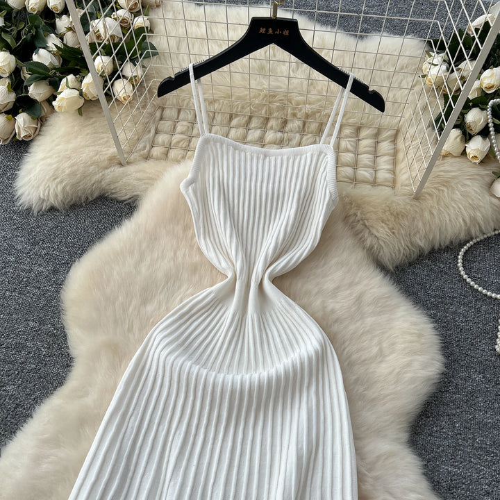 Sunlit Grace Knit Dress